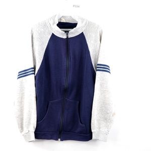 Vintage 70s Soffe Warm Up Track Jacket Blue USA